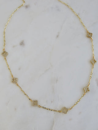 Diamond Clover Necklace