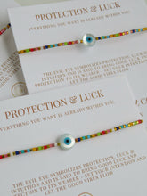 Load image into Gallery viewer, Alessandra Evil Eye Bracelet - Protection &amp; Luck