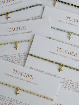 Ashlyn Teacher Bracelet - Guidance, Direction & Inspiration