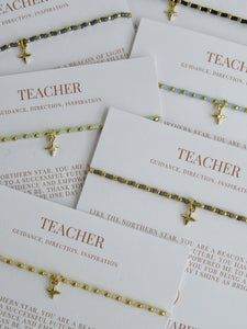 Ashlyn Teacher Bracelet - Guidance, Direction & Inspiration