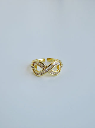 Opame Diamond Infinity Ring