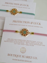 Load image into Gallery viewer, Beatrice Evil Eye Octagon Bracelet - Protection &amp; Luck
