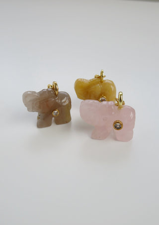 Lucky Crystal Elephant Charm