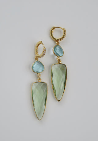 Peridot Blue Topaz Crystal Collection