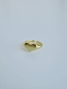 Zayd Heart Signet Ring