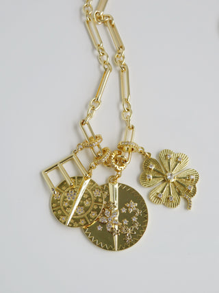 Renew & Thrive Charm on Diamond Hinged Clasp - Flower