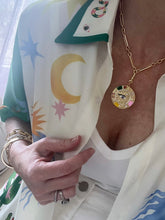 Load image into Gallery viewer, Celestial Evil Eye Good Luck Charm with Swivel Clasp