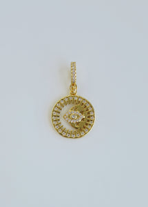 Diamond Eye Charm on Clasp