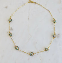 Load image into Gallery viewer, Chania Evil Eye Necklace