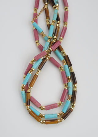 Orla Crystal Tube Necklace