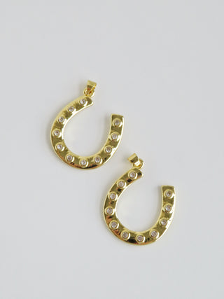 Diamond Horseshoe Pendant
