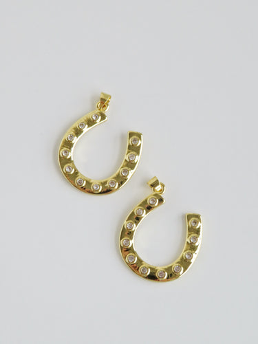 Diamond Horseshoe Pendant