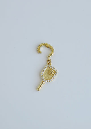 Pickleball Charm on Diamond Clasp