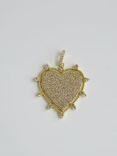 Load image into Gallery viewer, Radiant Diamond Heart Pendant