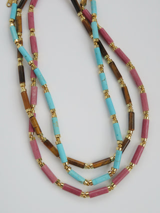Orla Crystal Tube Necklace