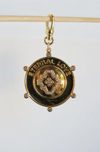 Load image into Gallery viewer, Eternal Love Hinged Clasp Medallion - 14k Gold Plated - trademark design