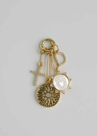 Sacred Heart Charm Cluster