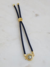 Load image into Gallery viewer, Beatrice Sapphire Evil Eye Bracelet - Protection &amp; Luck