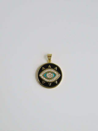 Large Santorini Evil Eye Charm