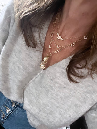 Diamond Wings Necklace
