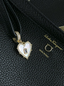 Perla Heart Handbag Charm