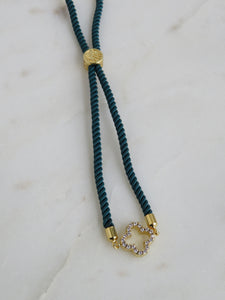 Beatrice Slider Bracelet - Aventurine Green