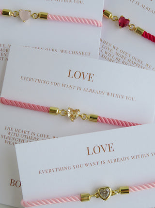 Petite Heart Bracelet - Love