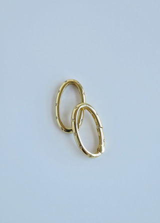 Diamond Push In Connector Charm Clasp