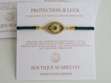 Load image into Gallery viewer, Beatrice Florette Evil Eye Bracelet - Protection &amp; Luck