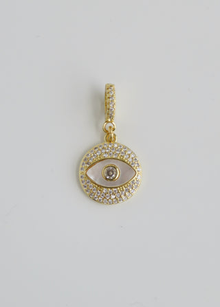 Perla Evil Eye Charm on Clasp