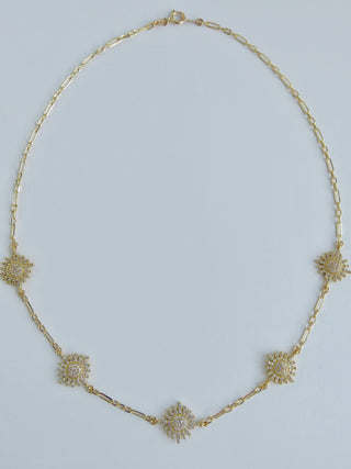 Diamond Sun Necklace