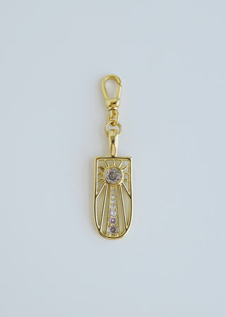 Sol Charm on Diamond Hinged Clasp