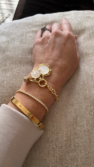 Sanxenxo Perla Sacred Heart Guardian Eye Bracelet