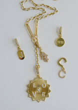 Load image into Gallery viewer, Blanc Lariat Charm Holder Necklace