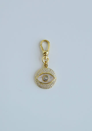 Perla Evil Eye Charm on Clasp