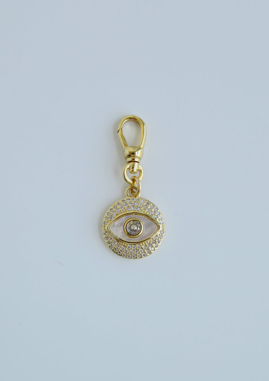 Perla Evil Eye Charm on Clasp