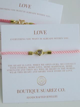 Petite Heart Bracelet - Love