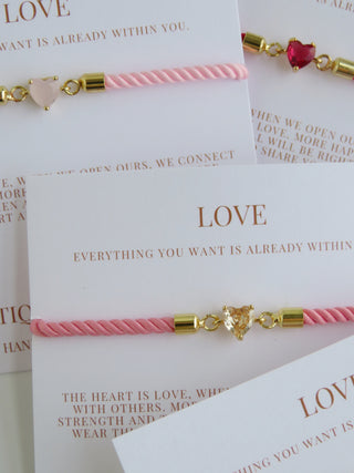 Petite Heart Bracelet - Love