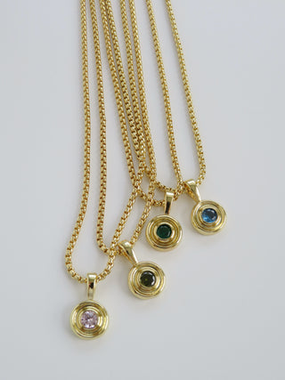Birthstone Pendant Necklace
