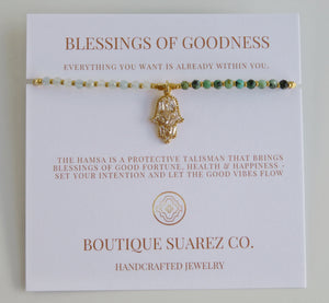 Kira Hamsa Bracelet - Blessings of Goodness