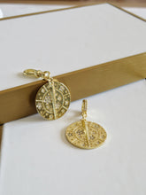 Load image into Gallery viewer, Blossoms Sundial Charm on Diamond Hinged Clasp