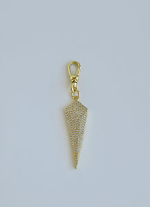 Diamond Arrowhead Pendant with Swivel Clasp