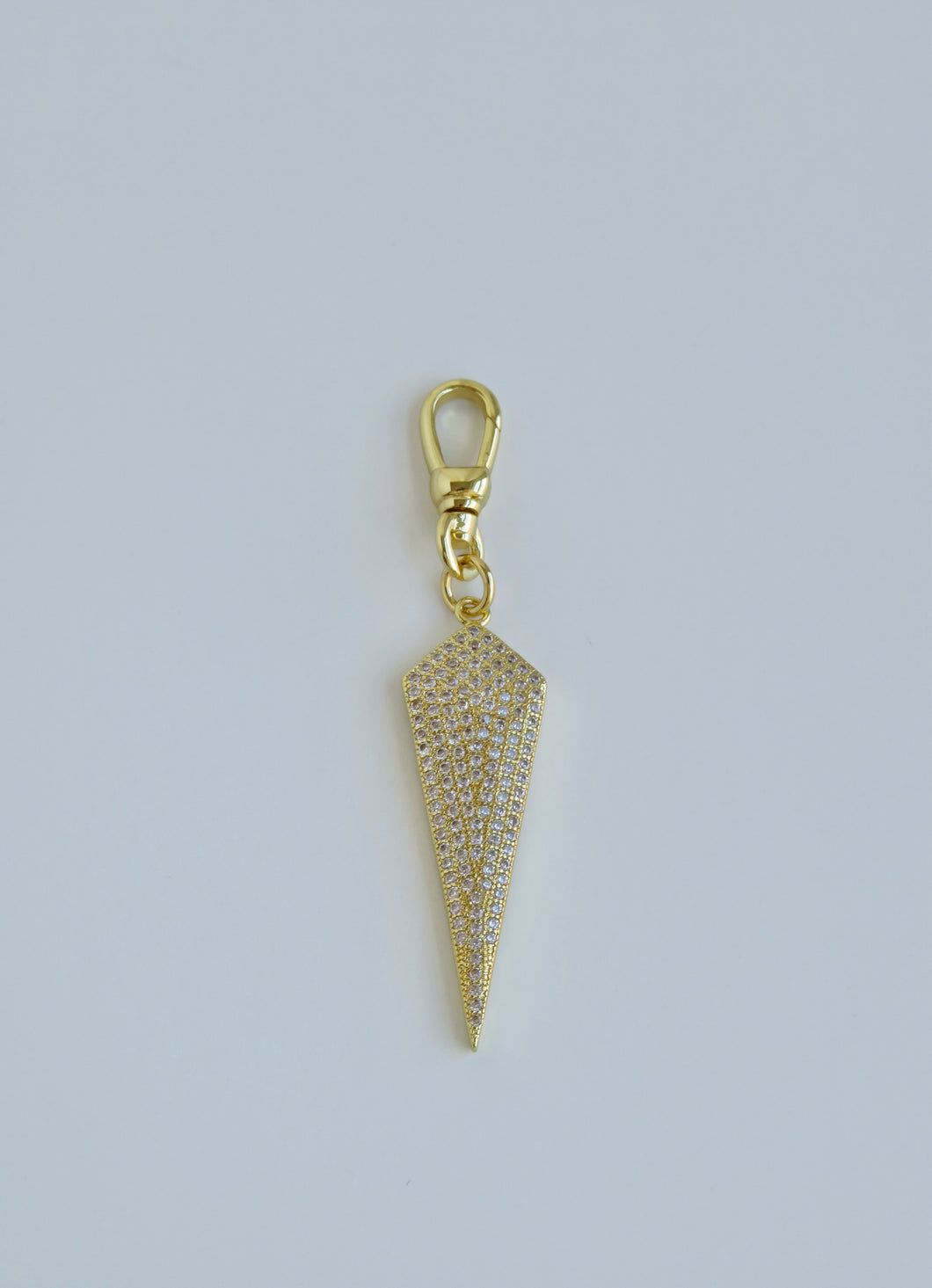 Diamond Arrowhead Pendant with Swivel Clasp