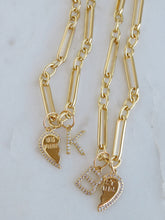Load image into Gallery viewer, Personalized Best Friend Necklace - Figaro Chain