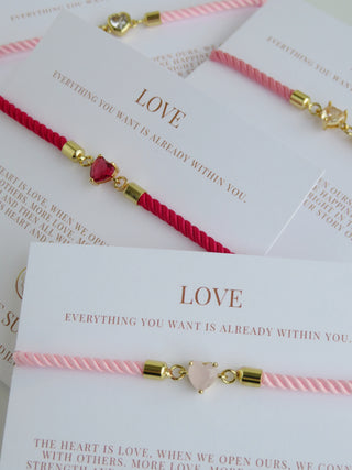 Petite Heart Bracelet - Love