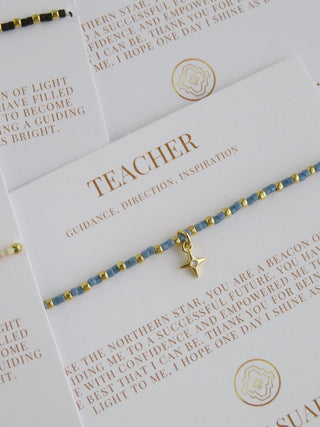 Ashlyn Teacher Bracelet - Guidance, Direction & Inspiration