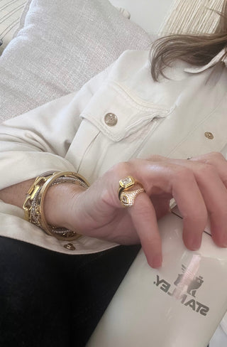 Eamon Evil Eye Pinky Ring