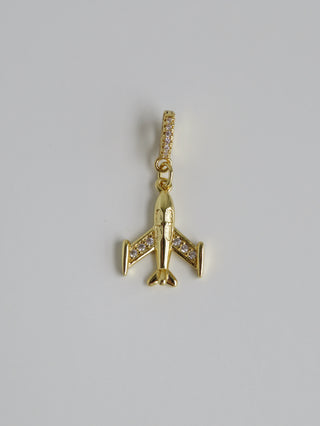 Airplane Pendant on Clasp