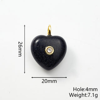 Crystal Heart Charm