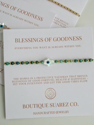 Spiritual Transformation Hamsa Bracelet
